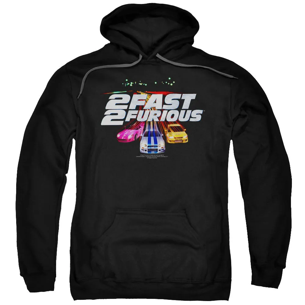 2 Fast 2 Furious Logo Mens Hoodie Black