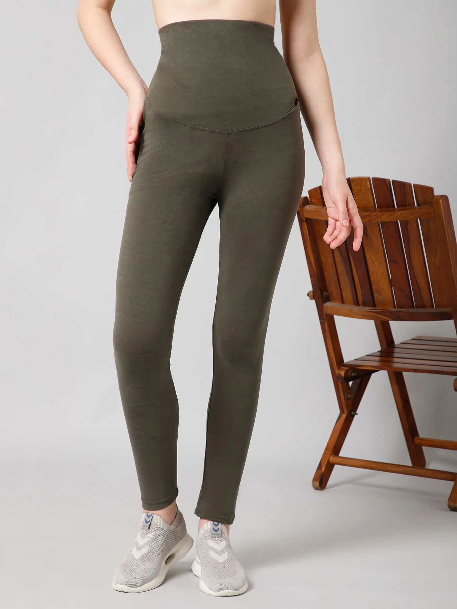 247 Zactive™ Avocado High Waisted Maternity Leggings