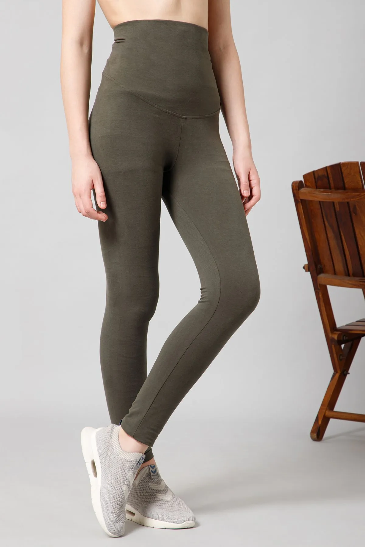 247 Zactive™ Avocado High Waisted Maternity Leggings