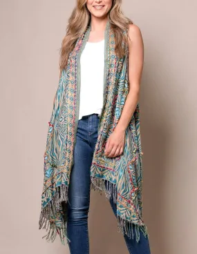 3-in-1 Jaipur Wrap - Blue Lagoon