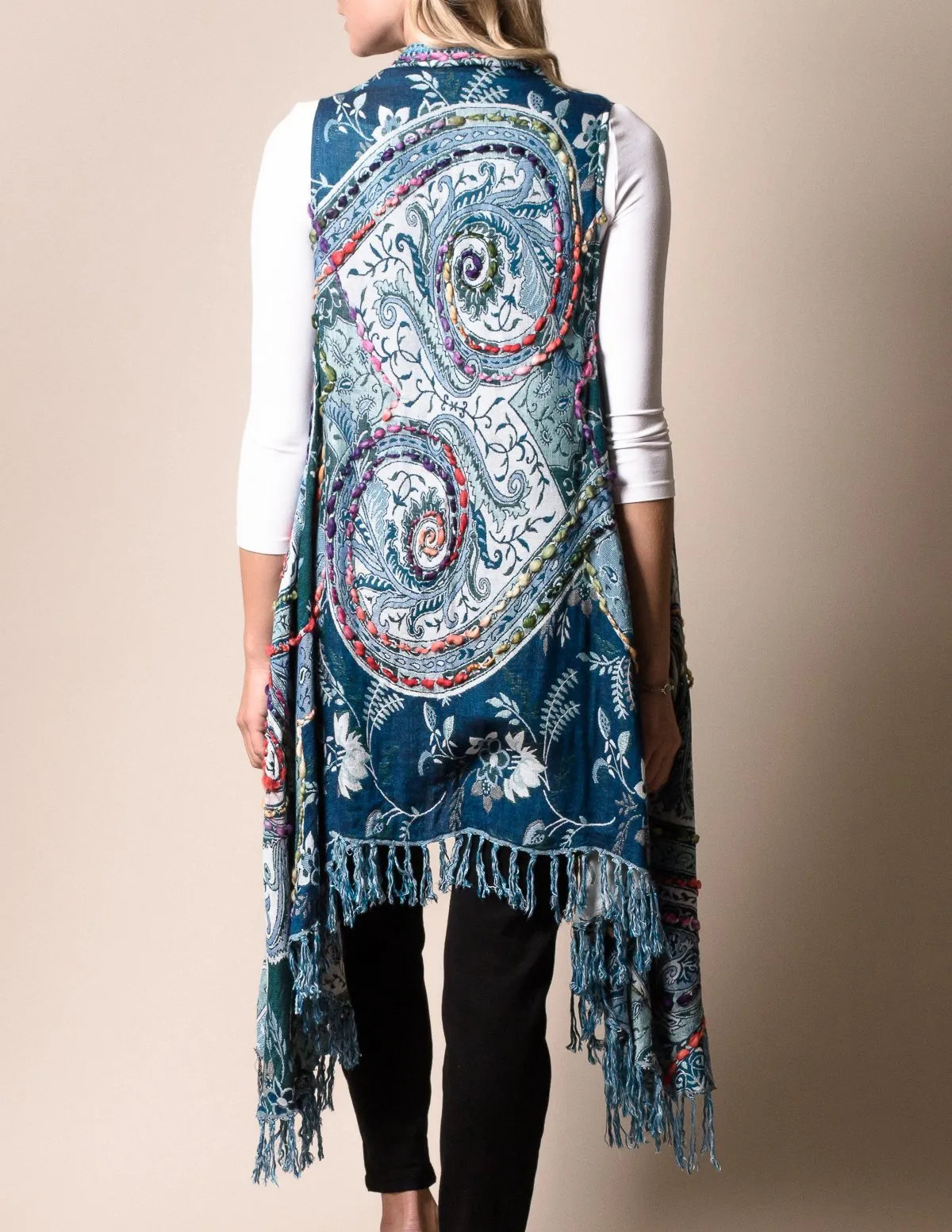 3-in-1 Jaipur Wrap - Blue Teal