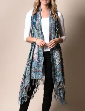 3-in-1 Jaipur Wrap - Blue Teal