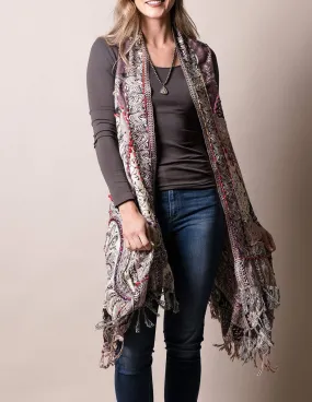 3-in-1 Jaipur Wrap - Heather