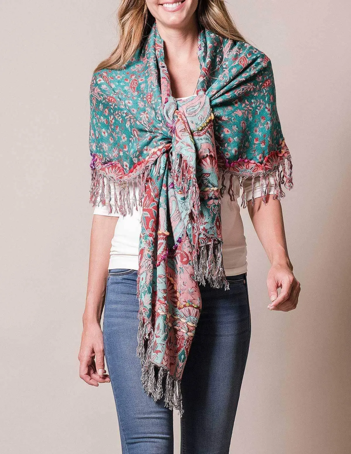 3-in-1 Jaipur Wrap - Jade