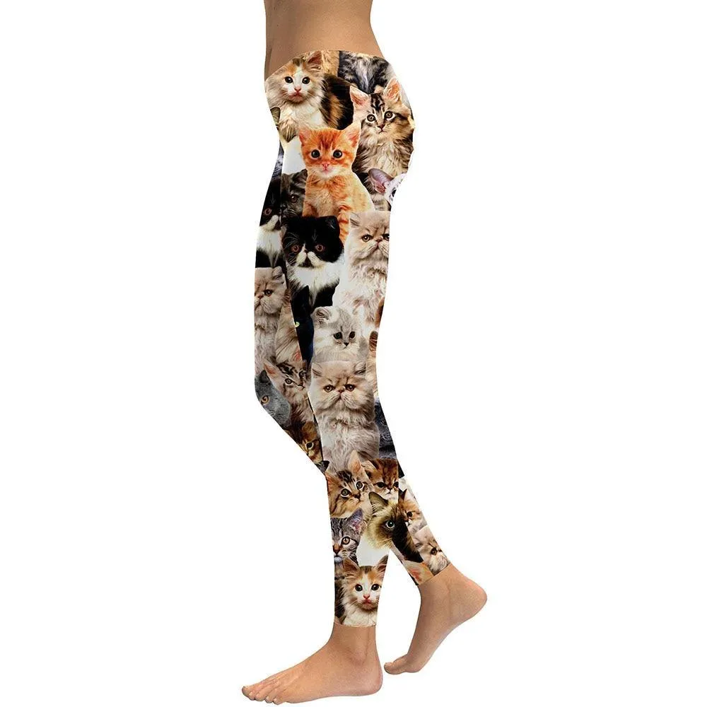 3D Cat Leggings