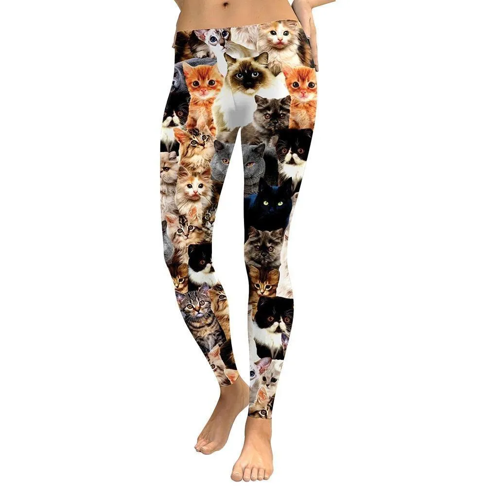 3D Cat Leggings