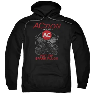 AC Delco Cross Plugs Mens Hoodie Black