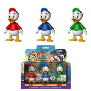 Action Figures DuckTales Huey, Dewey, & Louie (Series 2) 3-pk -2019 Spring Convention Exclusive [Damaged: 6.5/10]