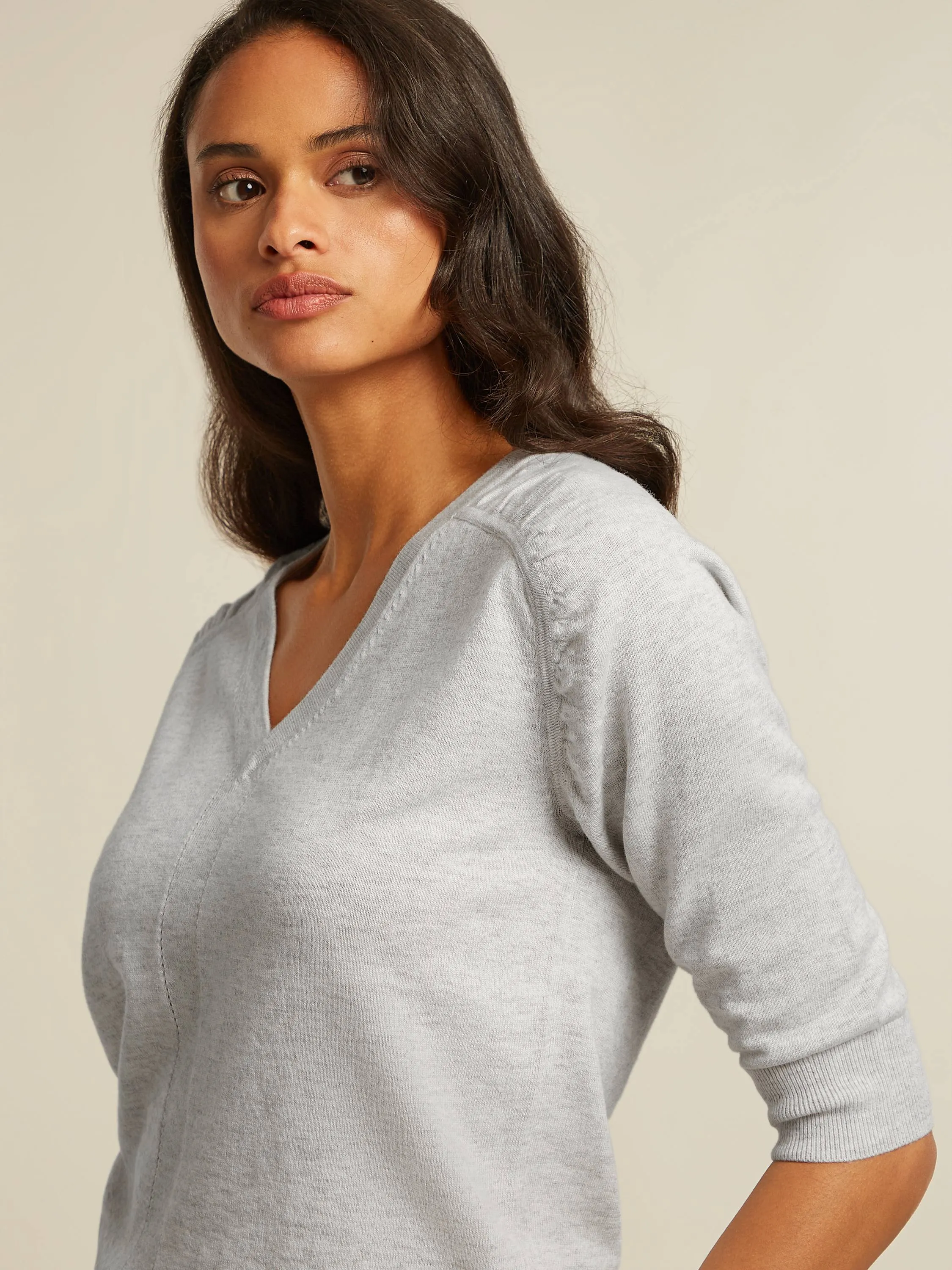 Addie pullover - Grey heather