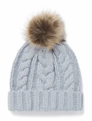 Anita Fur Pom Beanie