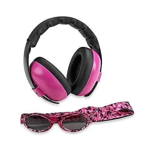 Baby Earmuffs & Sunglasses Combo Set