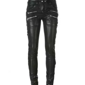 Biker Leather Pants Women