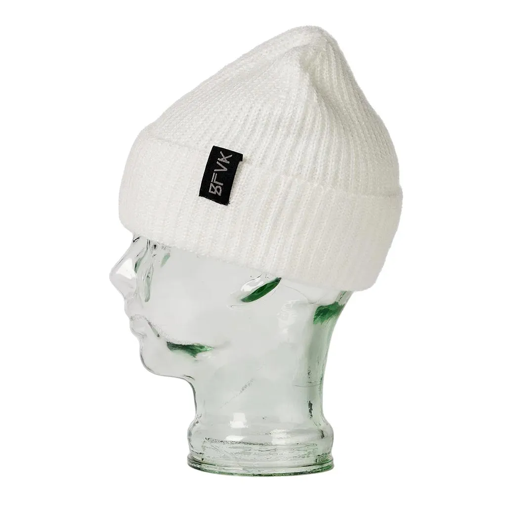 Blak Fluffa Beanie - White