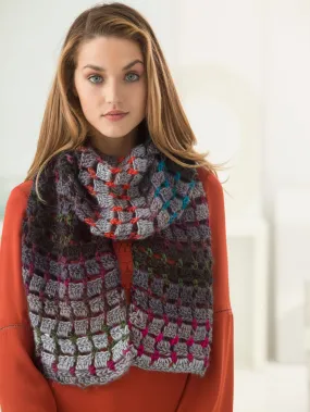 Blocks And Dots Scarf (Crochet)