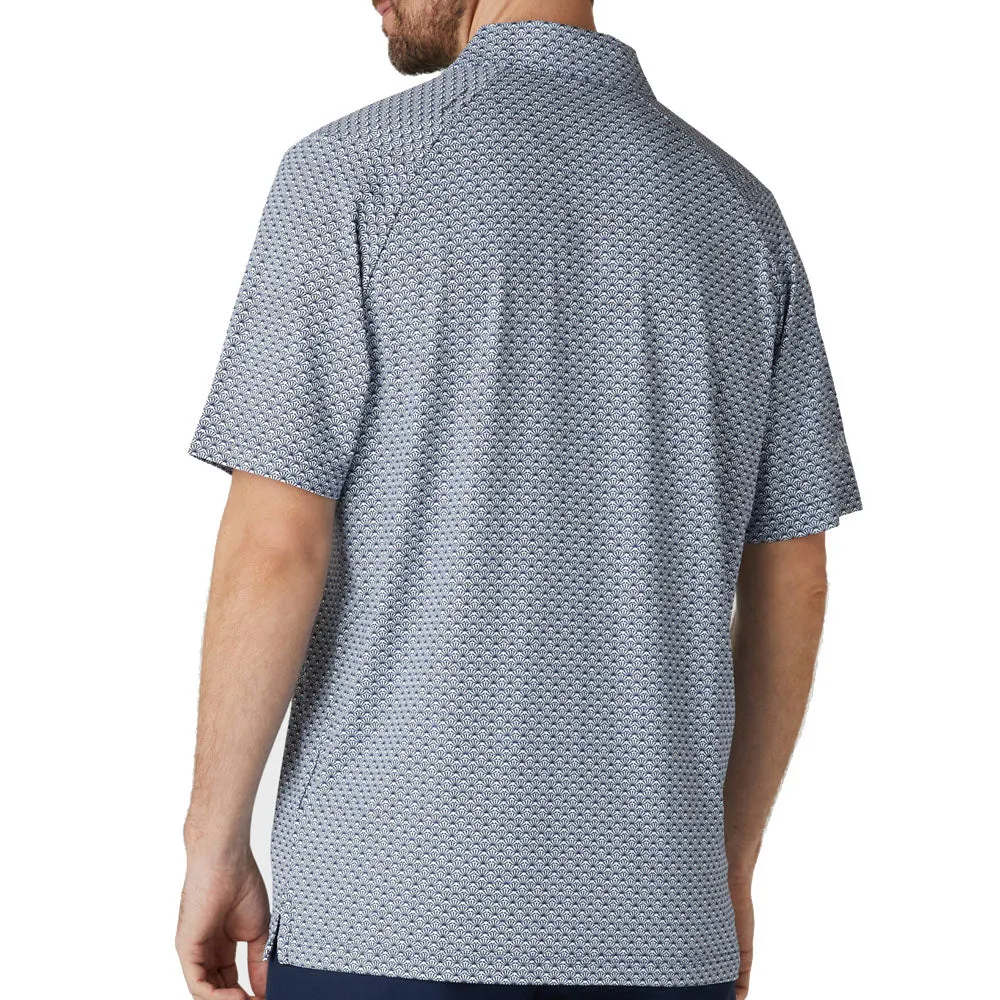 Callaway Tee All Over Print Polo Shirt - Peacoat