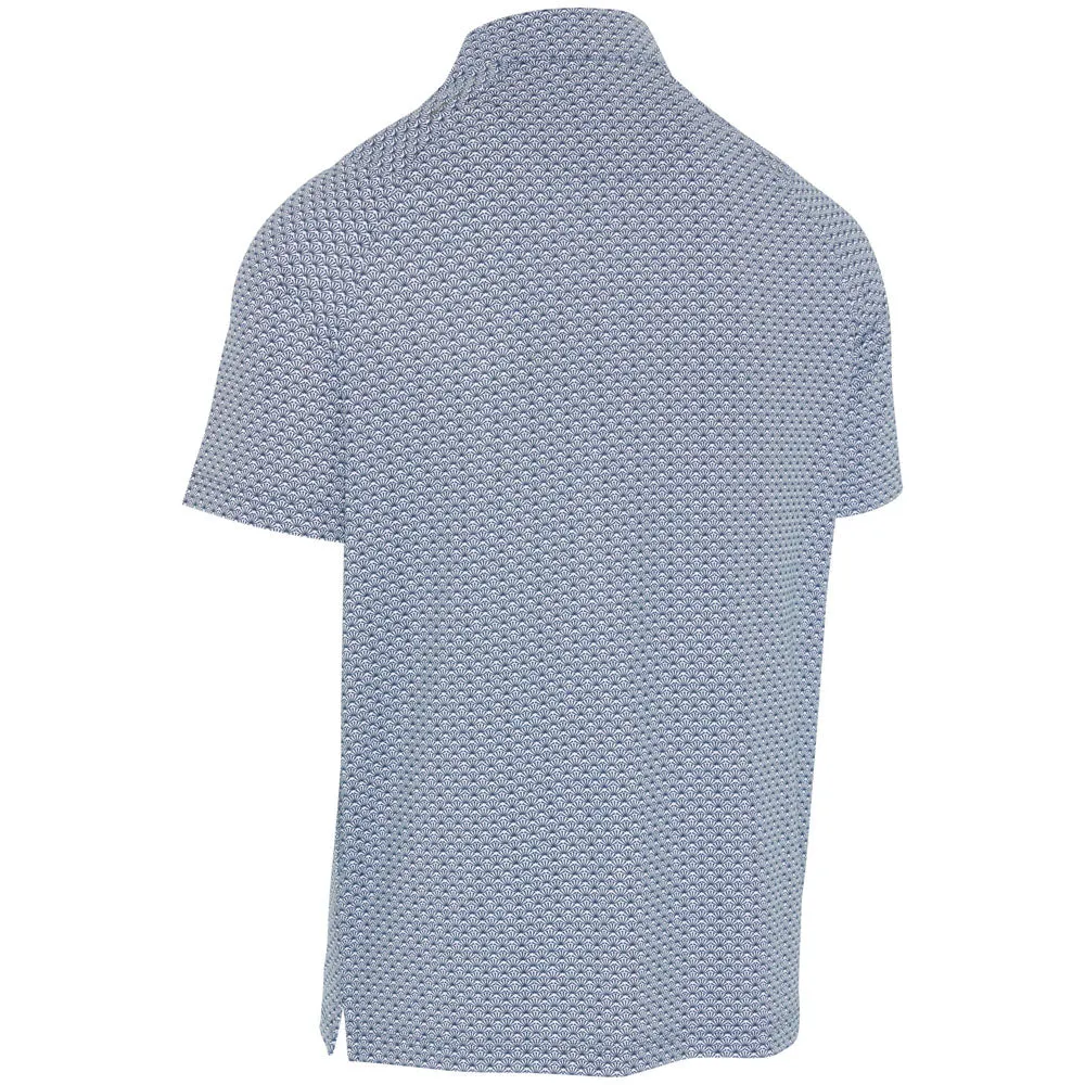 Callaway Tee All Over Print Polo Shirt - Peacoat