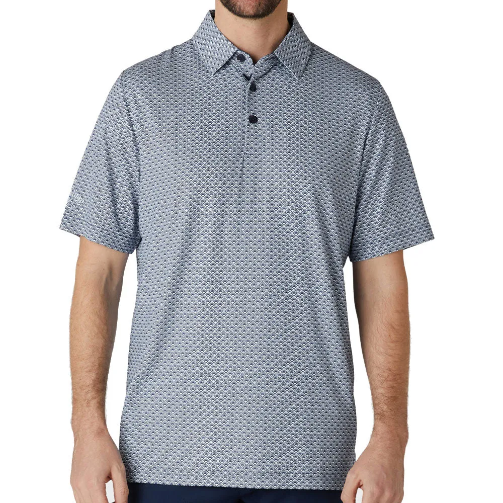 Callaway Tee All Over Print Polo Shirt - Peacoat