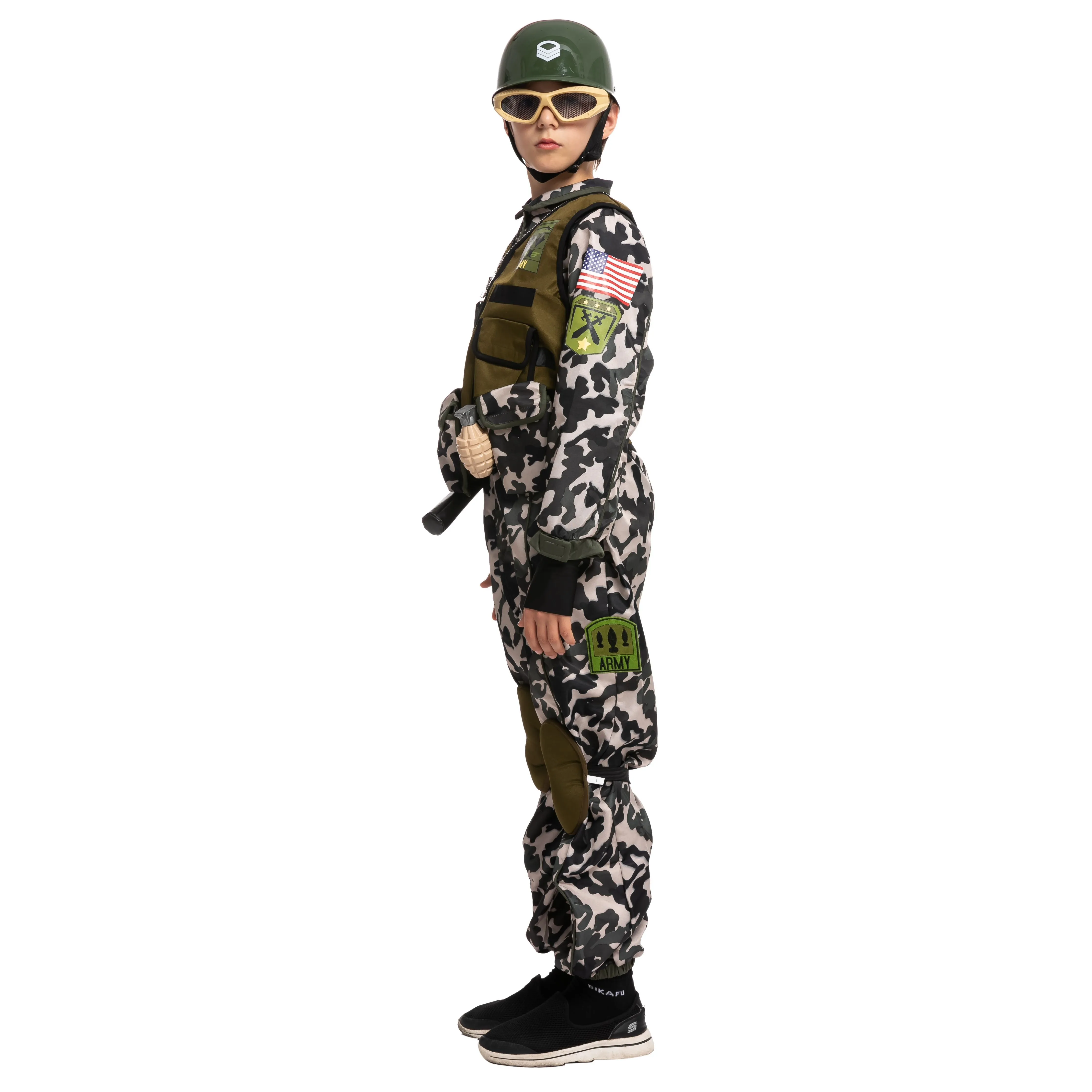 Camo Trooper Costume for Role Play Cosplay- Child