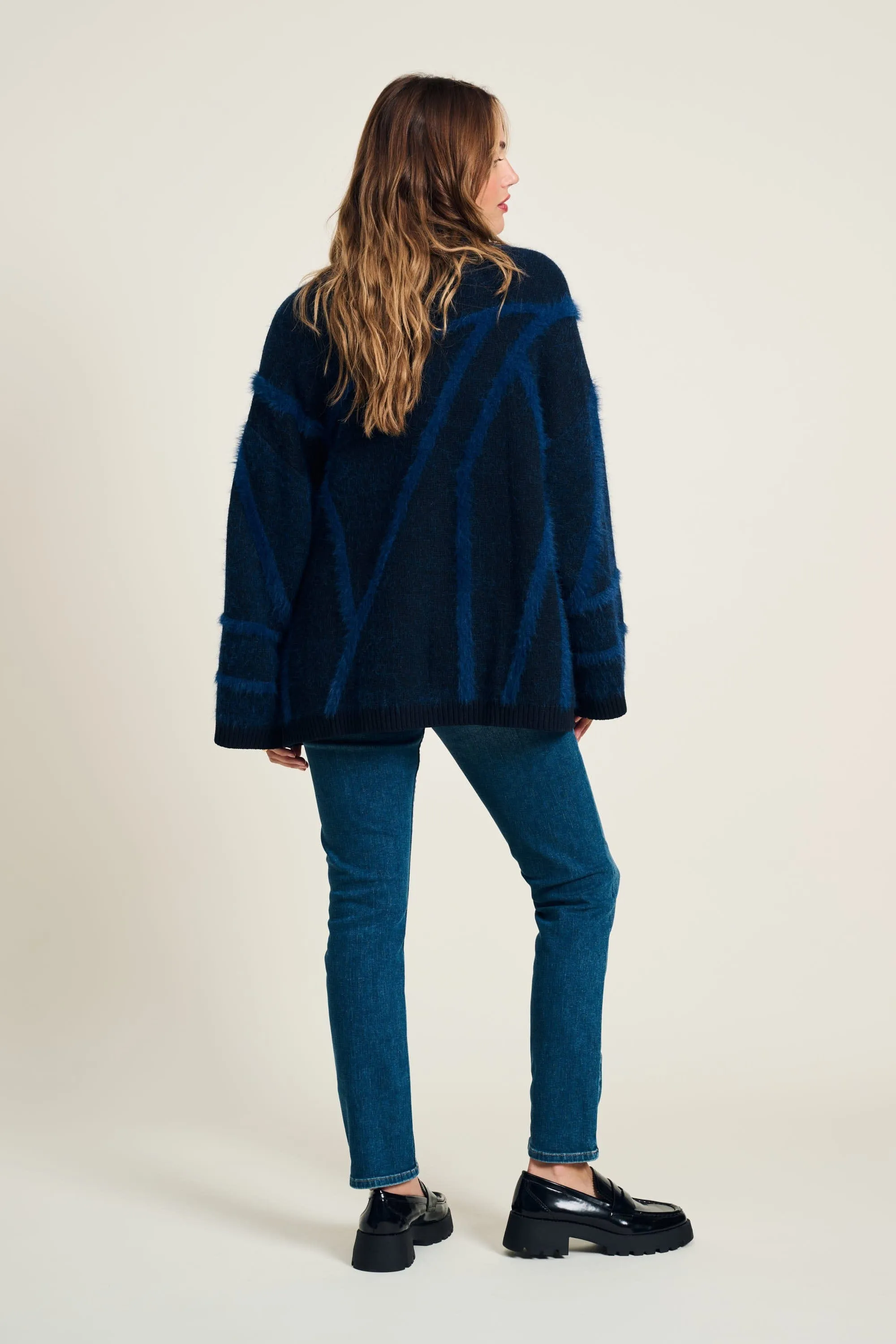 CARDIGAN - Midnight Blue