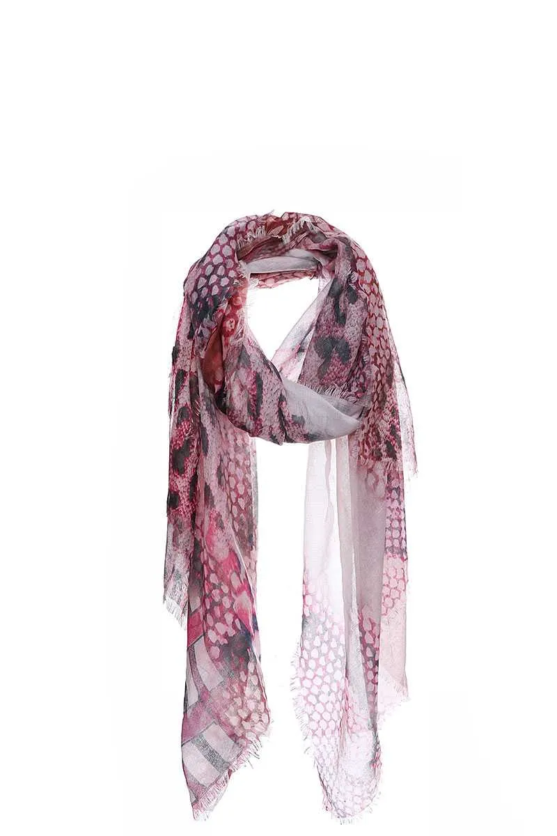 Chic Soft Animal Pattern Print Scarf