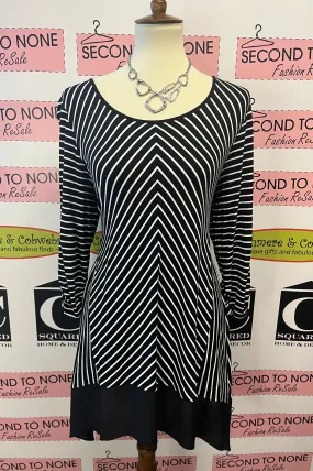 Chico’s Chevron Striped Tunic (Size M/Chico’s 1)