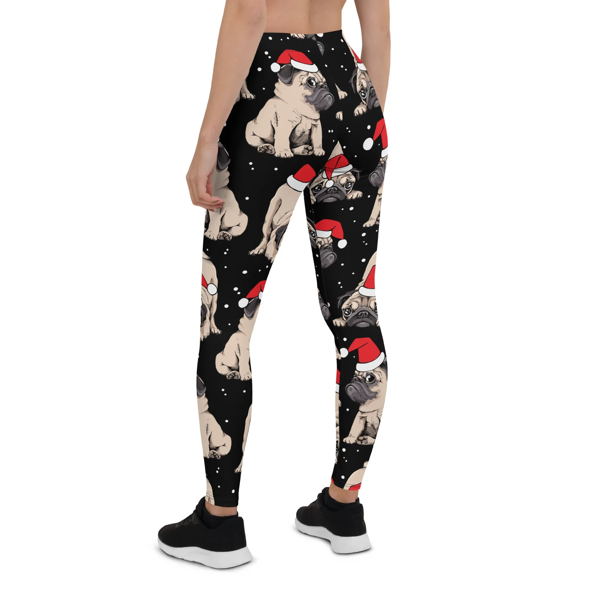 Christmas Pugs Leggings