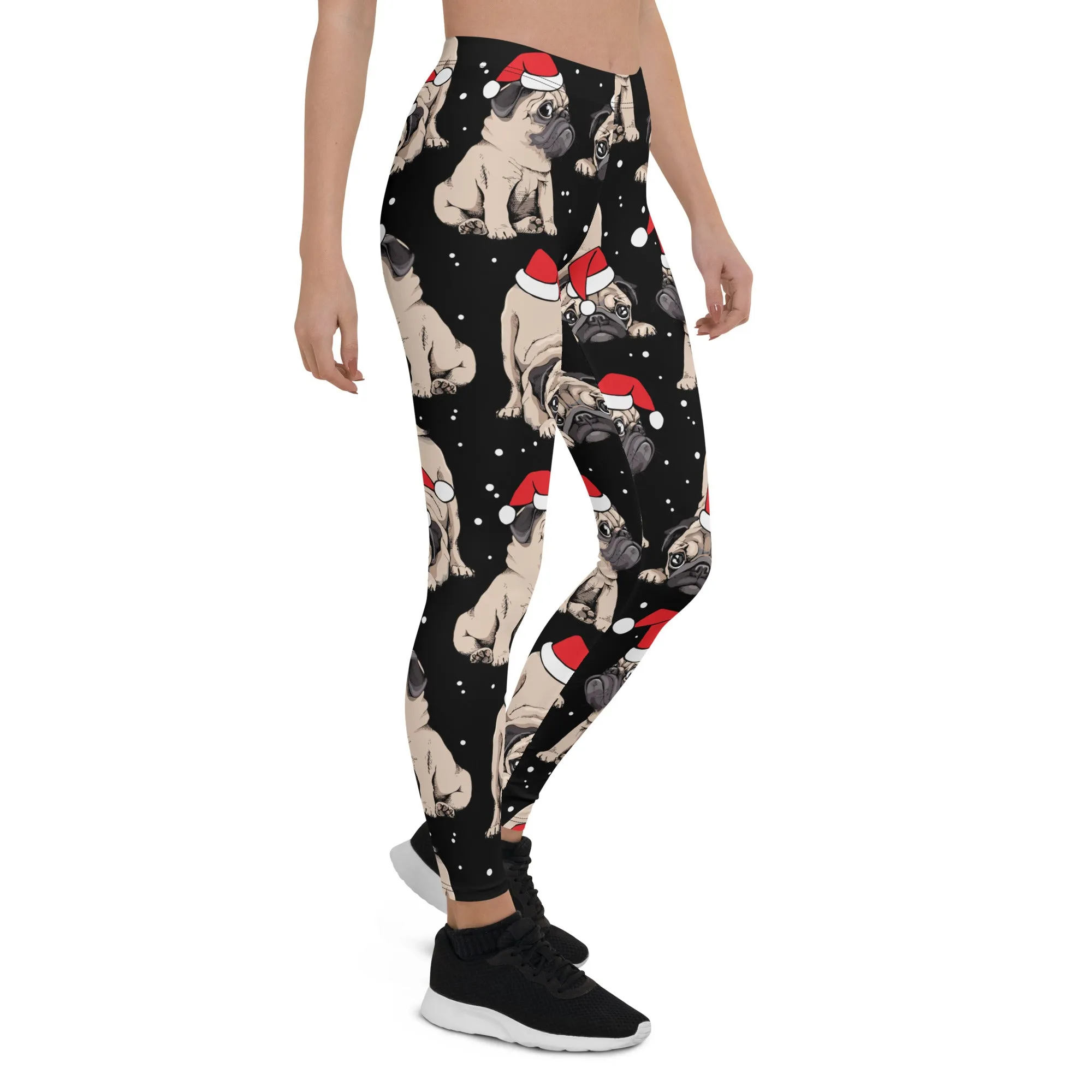 Christmas Pugs Leggings