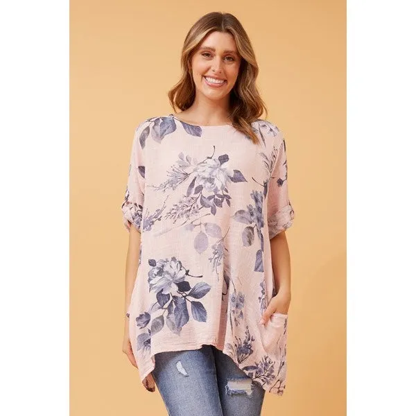 CIA FLORAL TUNIC TOP