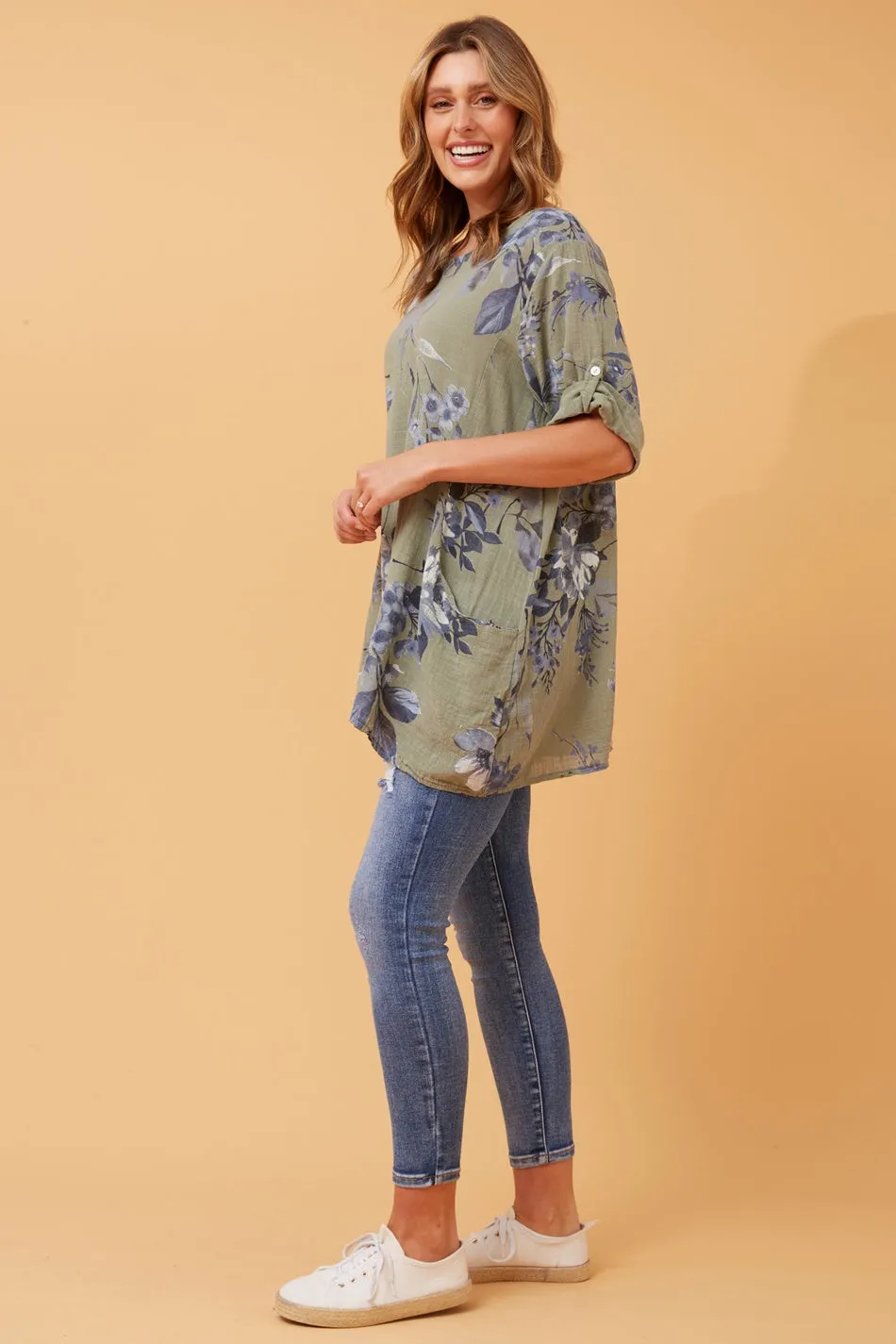 CIA FLORAL TUNIC TOP