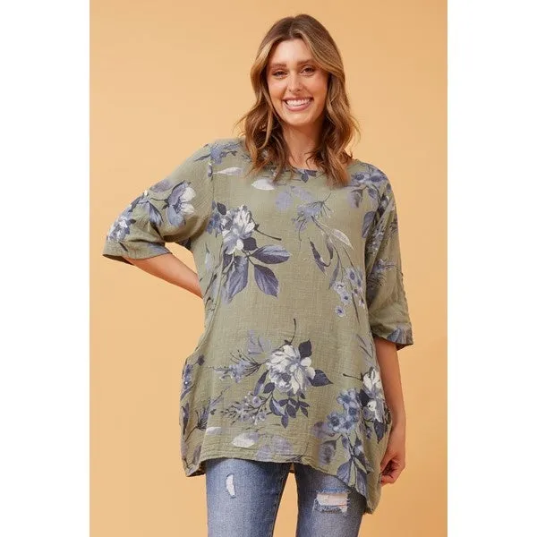 CIA FLORAL TUNIC TOP