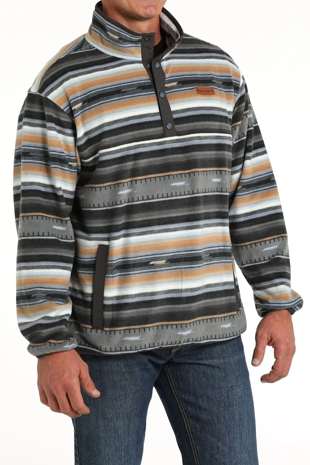 Cinch Cozy Black/Gray Men's Pullover