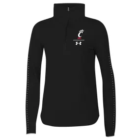 Cincinnati Bearcats Under Armour WOMEN'S 1/2 Zip HeatGear Sideline Pullover