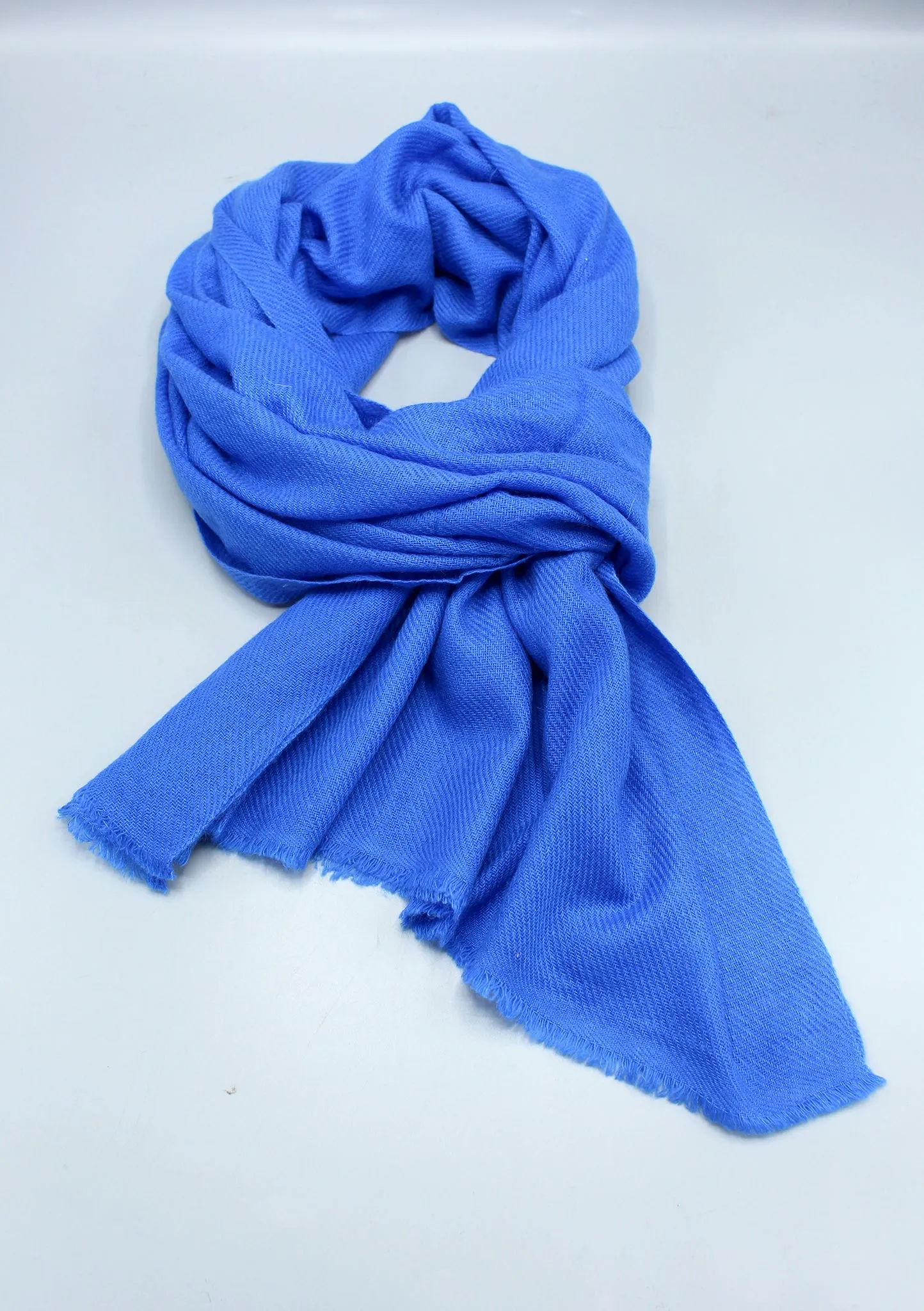 Cobalt Blue Pure Pashmina Shawl