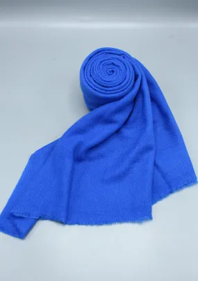 Cobalt Blue Pure Pashmina Shawl