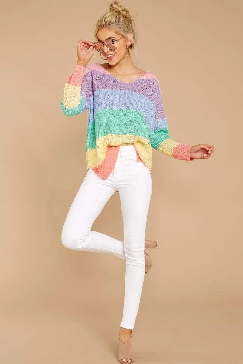 Colorful Boho Chic Pull