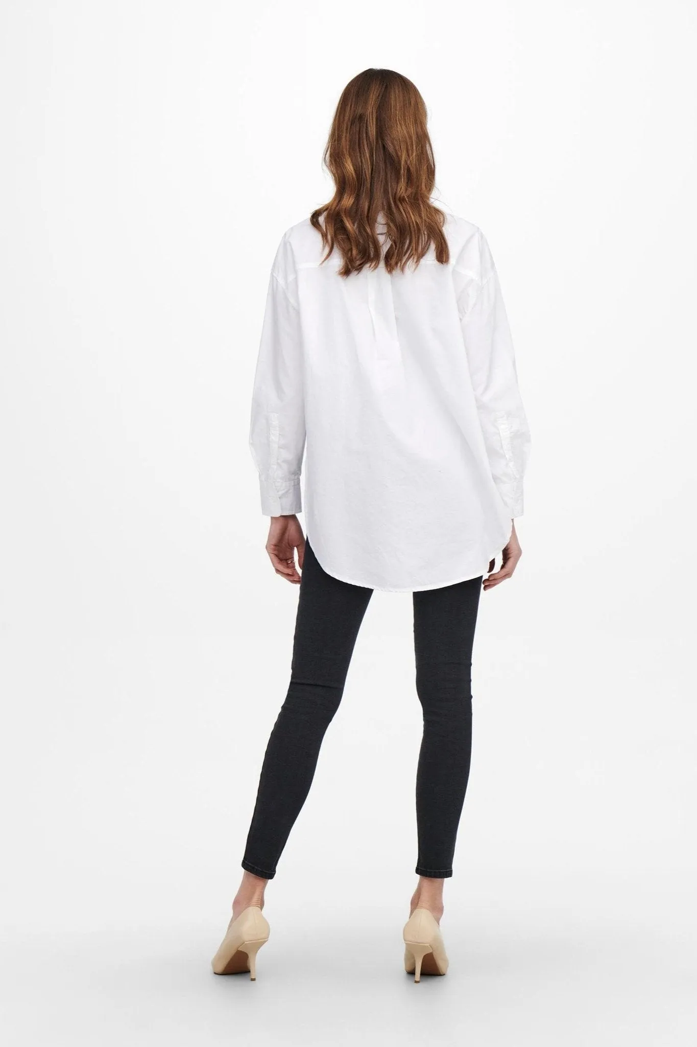 Corina Loose Shirt - White