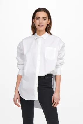 Corina Loose Shirt - White