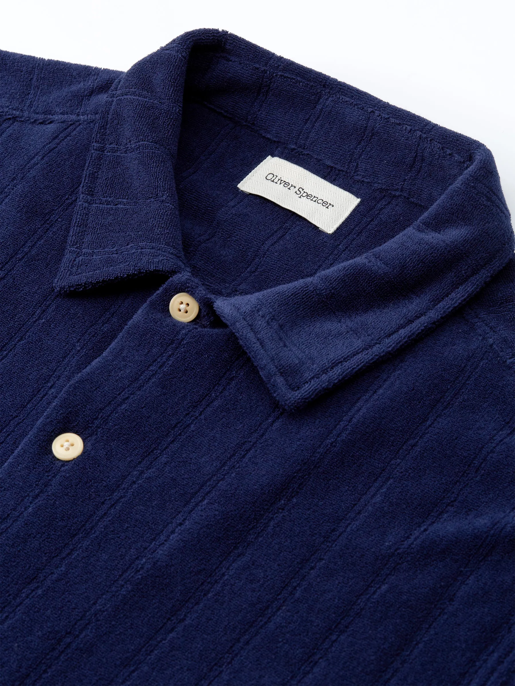 Cuban Short Sleeve Jersey Shirt Haywood Navy