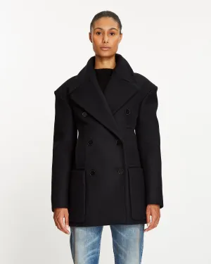 Double Breasted Peacoat