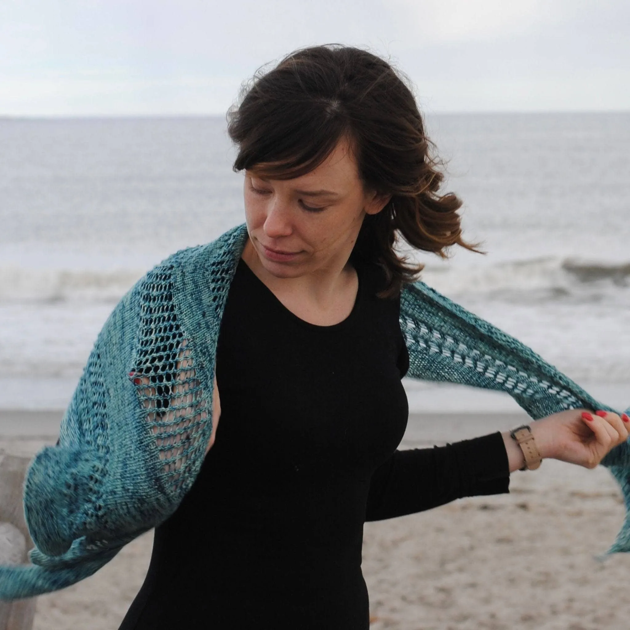 Emerald Bay Shawl Knit Kit