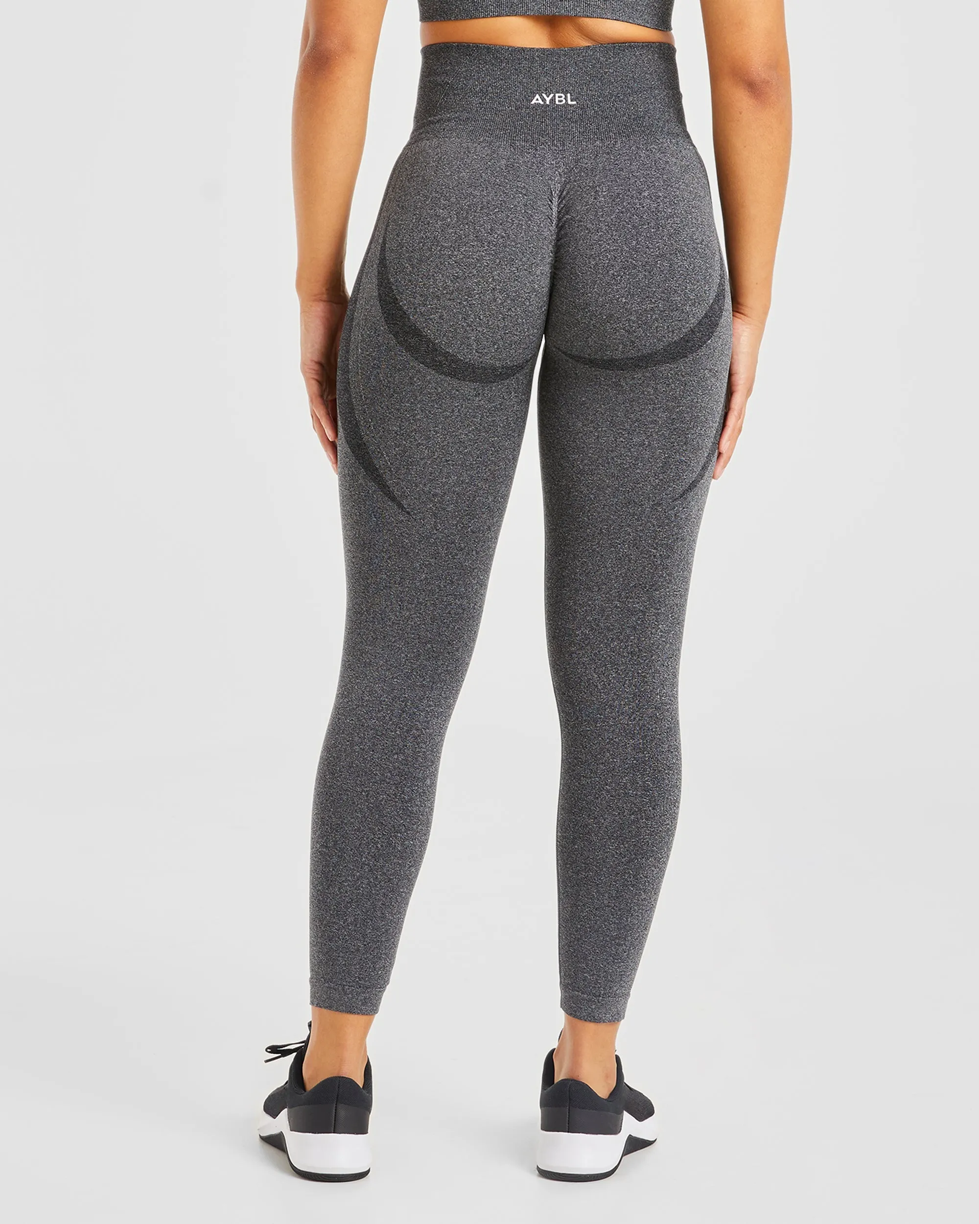 Empower Seamless Leggings - Black Marl