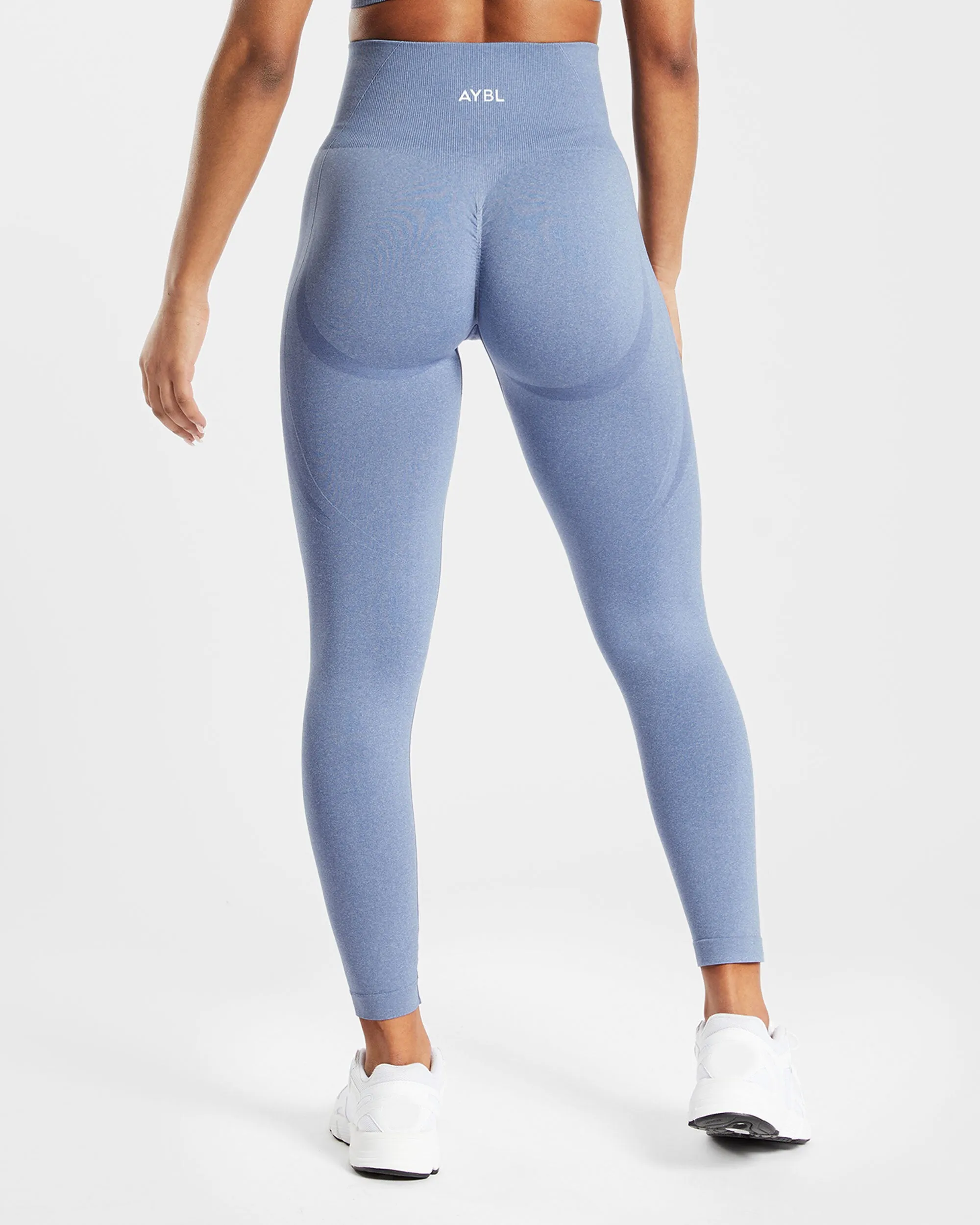 Empower Seamless Leggings - Blue Marl