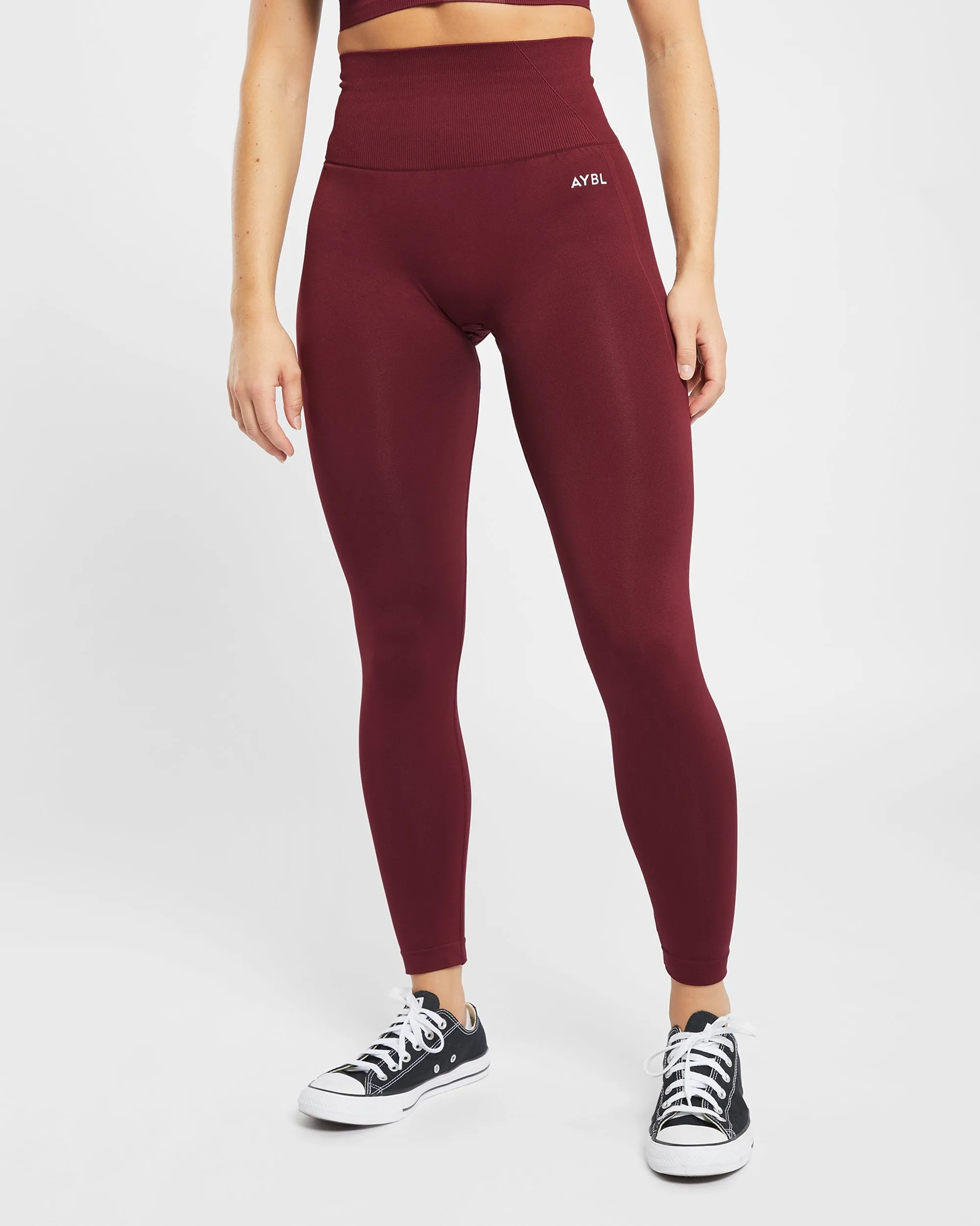 Empower Seamless Leggings - Red Wine