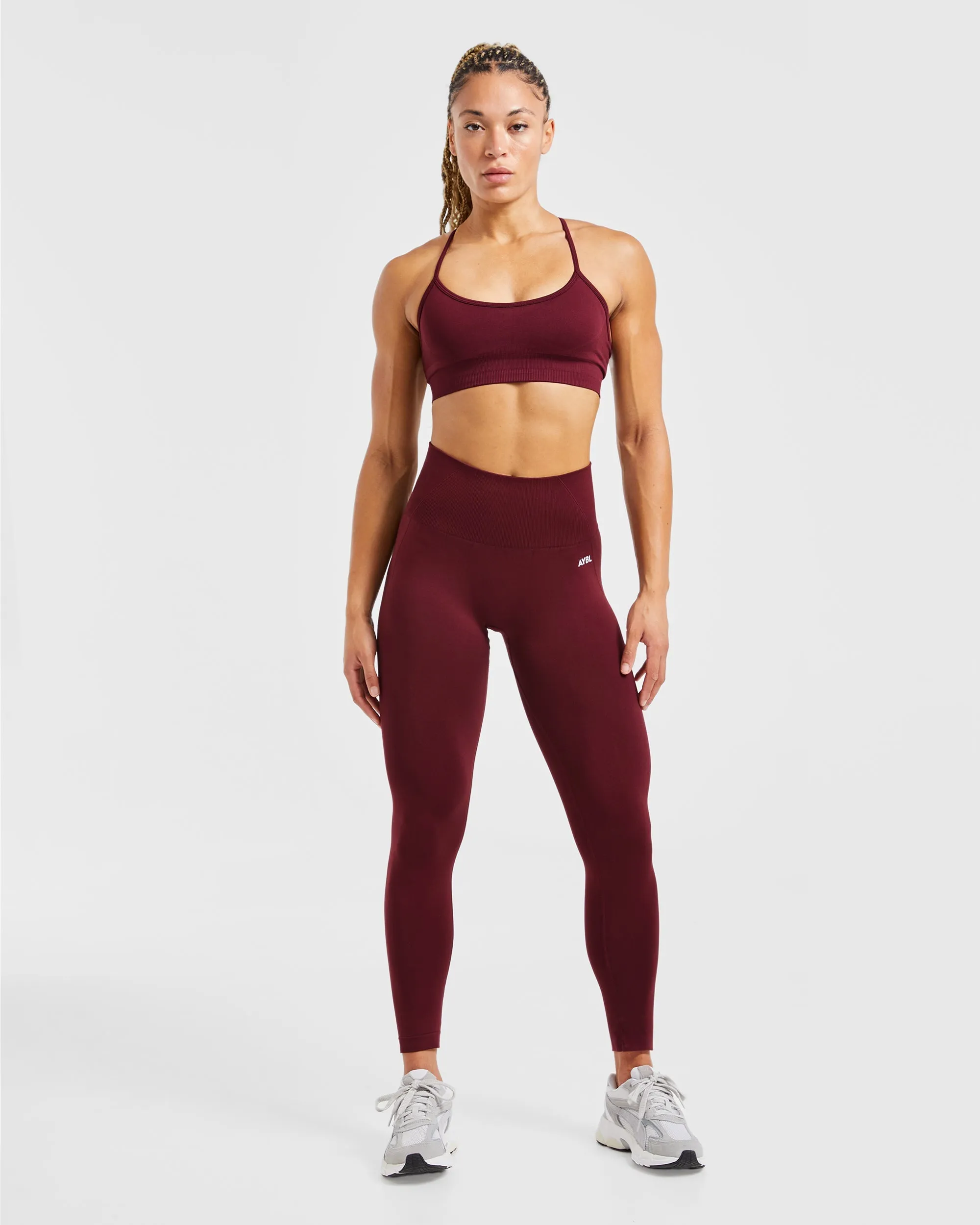 Empower Seamless Leggings - Red Wine