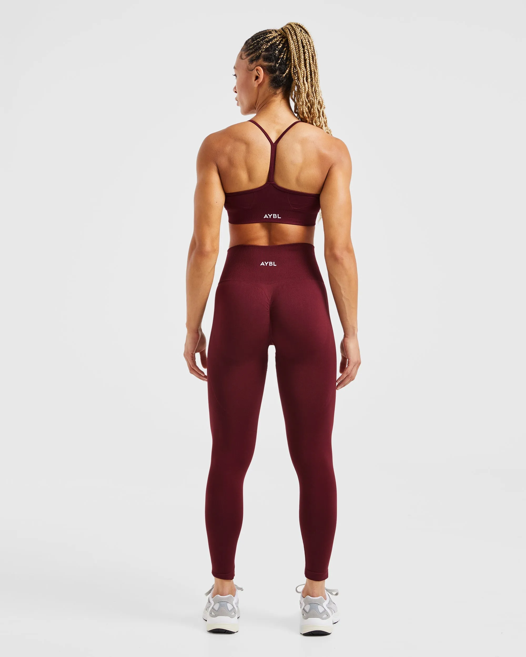 Empower Seamless Leggings - Red Wine