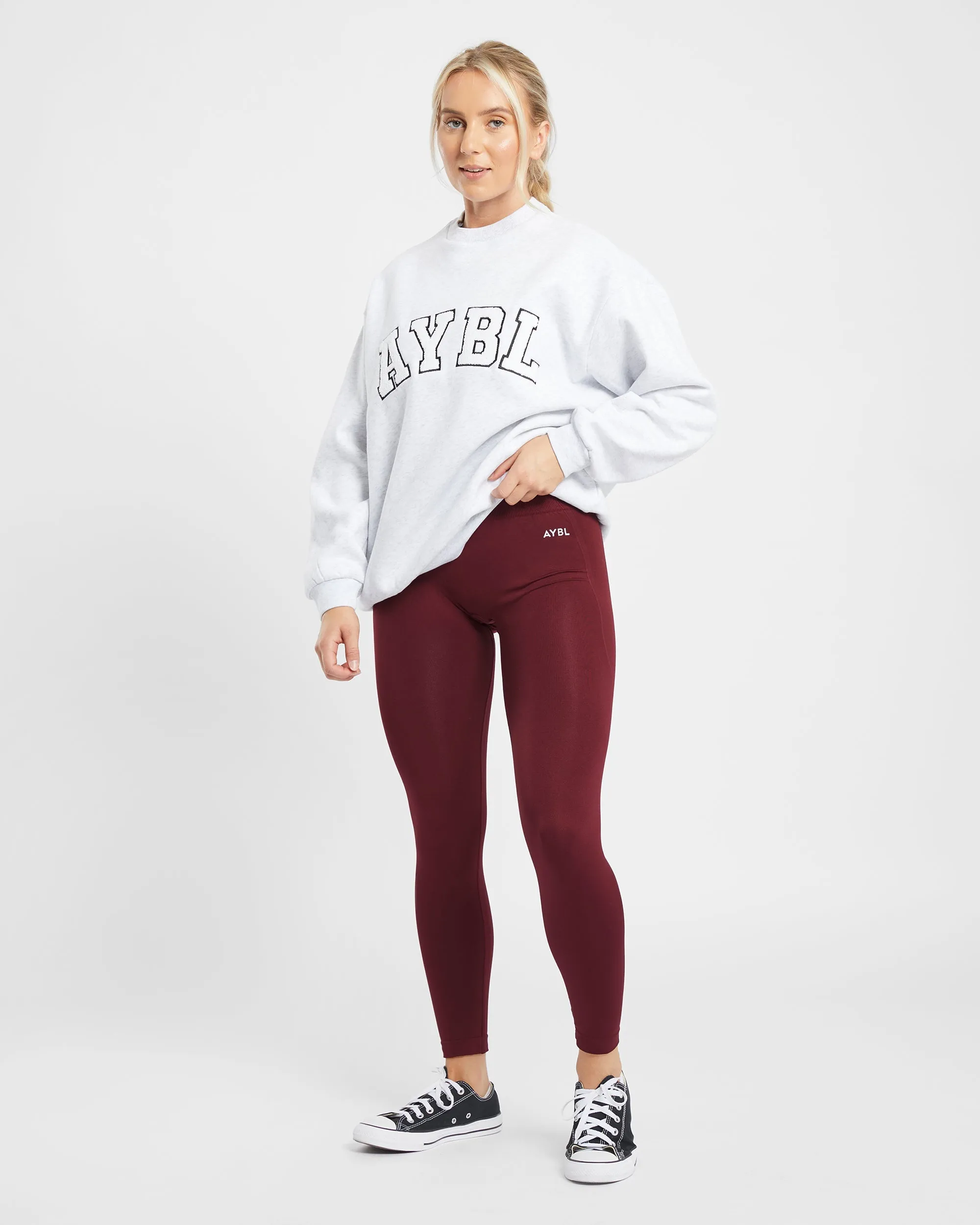 Empower Seamless Leggings - Red Wine