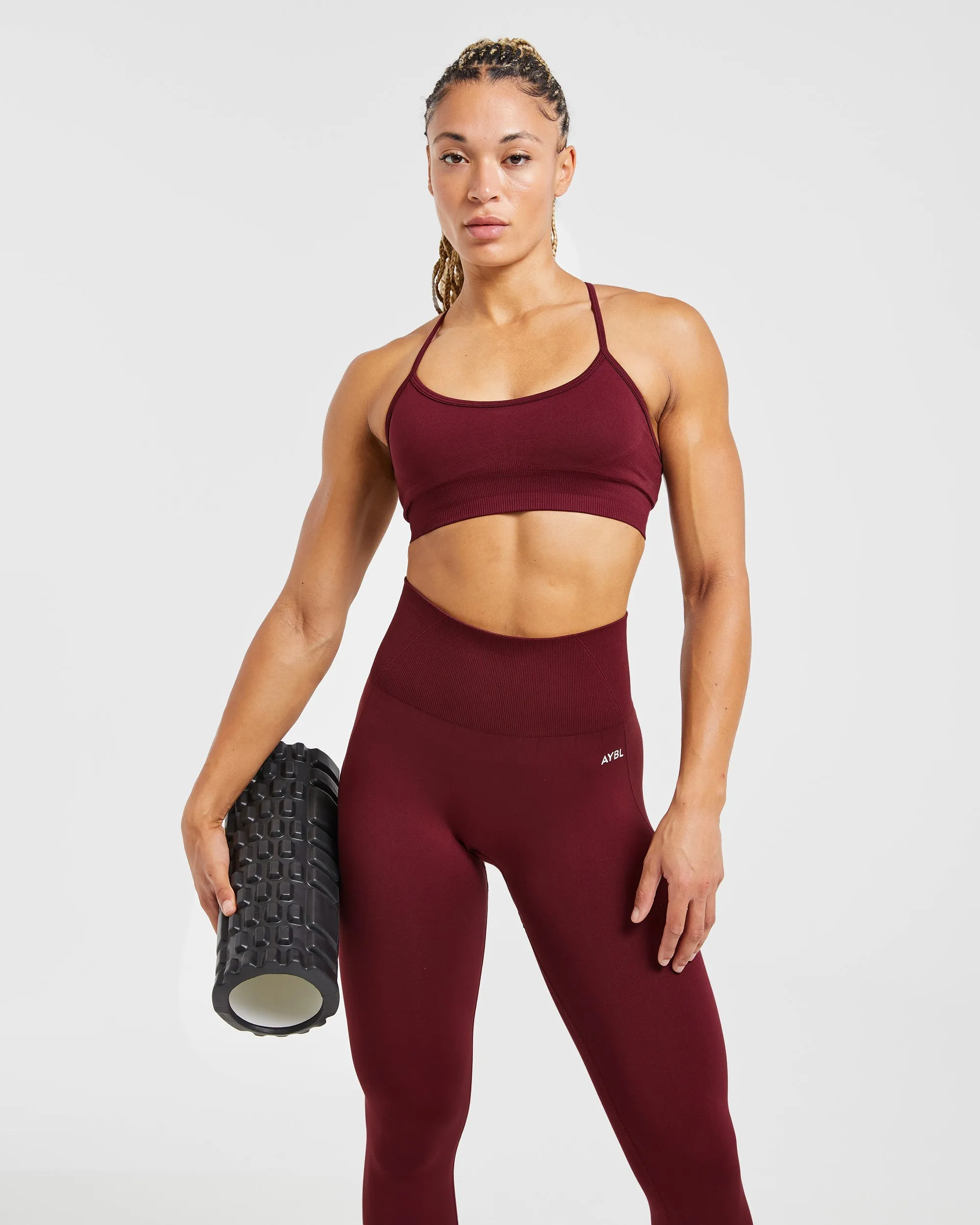 Empower Seamless Leggings - Red Wine