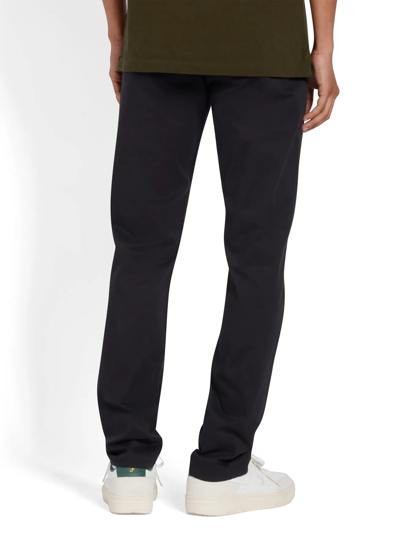 Endmore Skinny Fit Chinos In Black