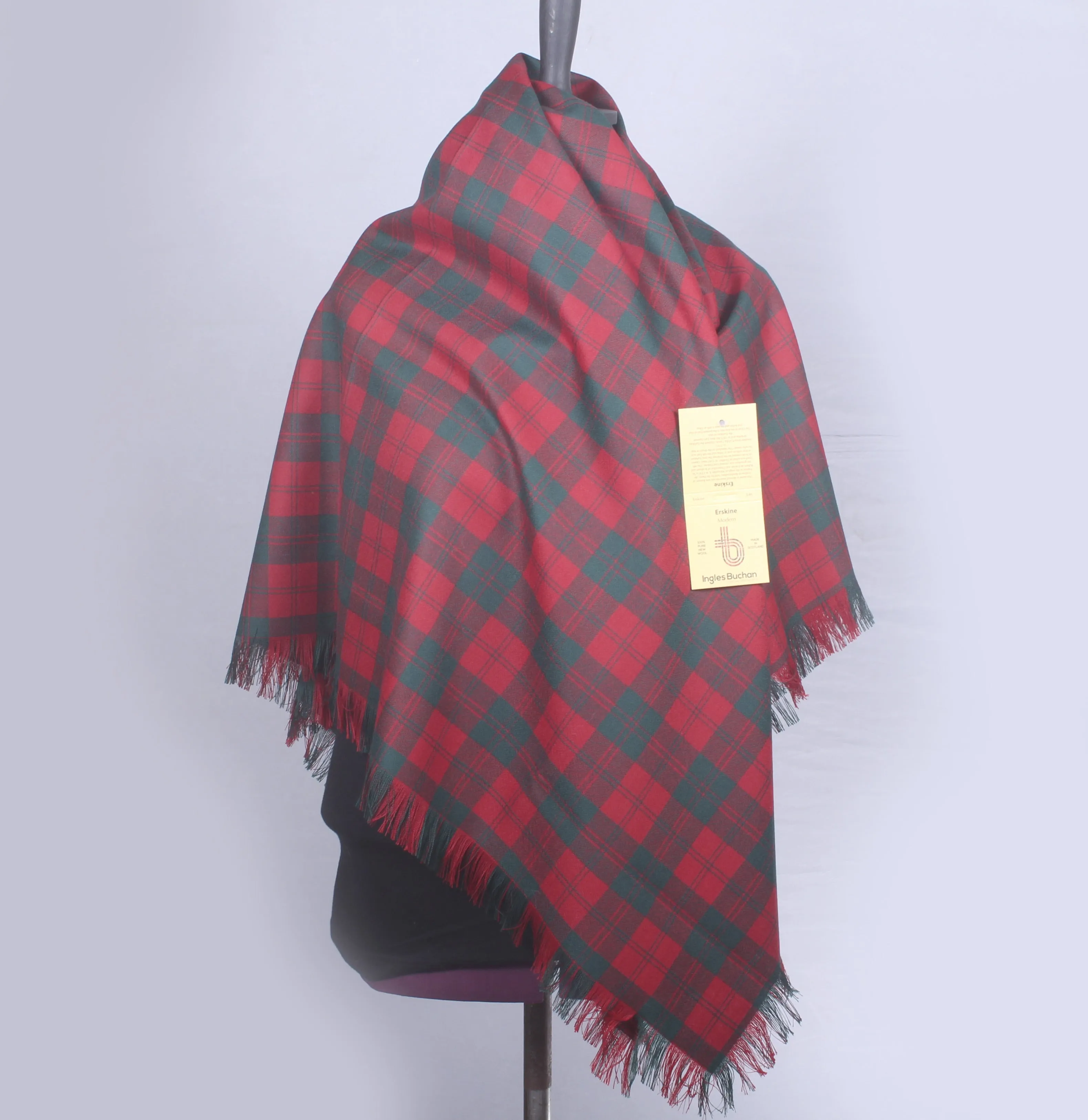 Erskine Modern Tartan Shawl