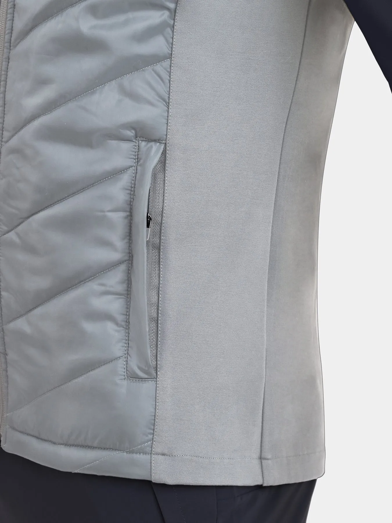 Excel Padded Running Gilet For Men With Zip Pockets & Reflective Strips